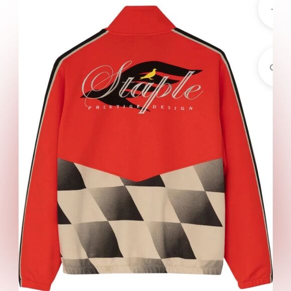 STAPLE Prestige Track Jacket. New w tags - sz L Men’s - SOLD OUT EVERYWHERE! - Picture 1 of 4